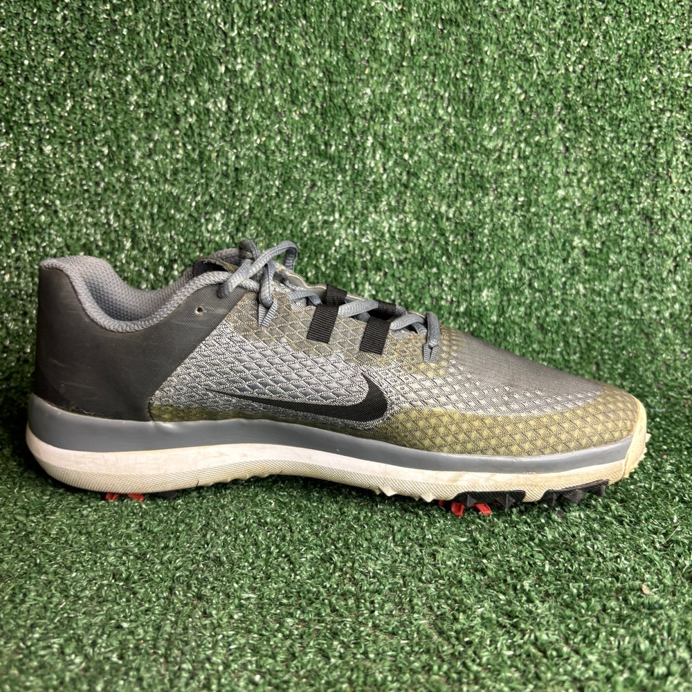Nike Tiger Woods TW 15 Spiked Golf Mesh Athletic Shoes Grey Womens Size 10.5 - Picture 6 of 12